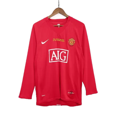 Manchester United Jersey 2007/08 Home Retro - Long Sleeve - ijersey