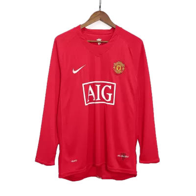 Manchester United Jersey 2007/08 Home Retro - Long Sleeve - ijersey