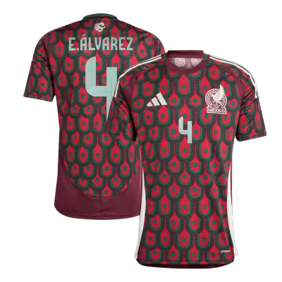 E.ÁLVAREZ #4 Mexico Home Soccer Jersey Copa America - ijersey