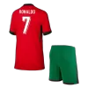 Youth RONALDO #7 Portugal Jersey Kit EURO Home - ijersey