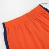 Netherlands Soccer Shorts Home - ijersey