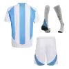 Youth Argentina Jersey Whole Kit Copa America Home - ijersey