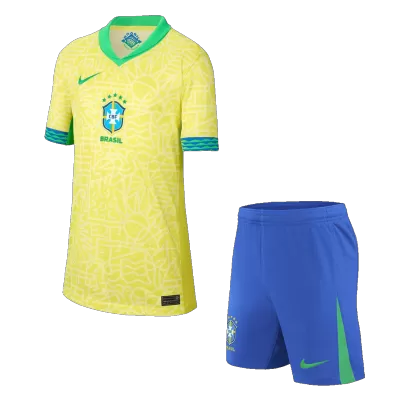 Youth Brazil Jersey Kit Home - ijersey
