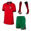 Youth Portugal Jersey Whole Kit EURO Home - ijersey