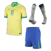 Brazil Jersey Whole Kit Copa America Home - ijersey