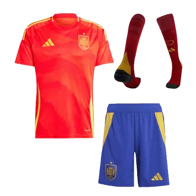 Spain Jersey Whole Kit EURO Home - ijersey