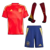 Youth Spain Jersey Whole Kit EURO Home - ijersey