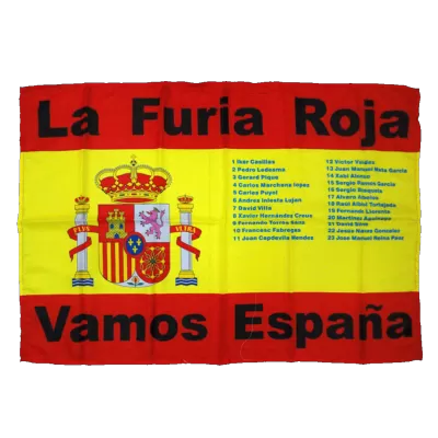 Spain Team Flag Red - PR - ijersey