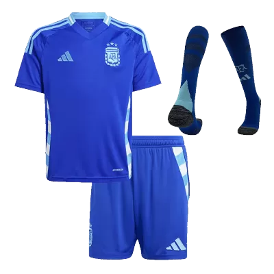 Youth Argentina Jersey Whole Kit Copa America Away - ijersey