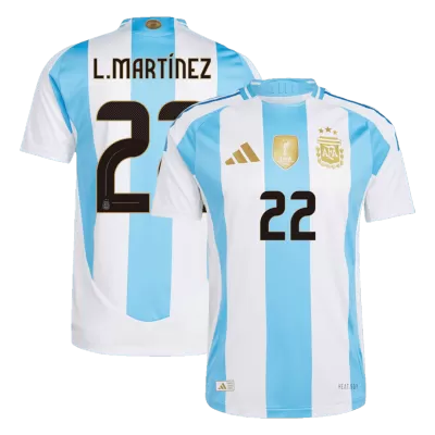 L.MARTÍNEZ #22 Argentina Jersey Authentic Home - ijersey