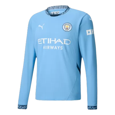 Manchester City Home Jersey - Long Sleeve - ijersey