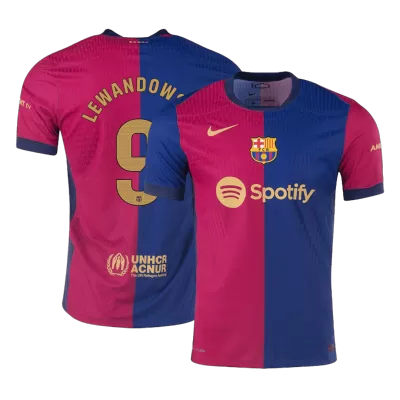LEWANDOWSKI #9 Barcelona Jersey Player Version Home - ijersey
