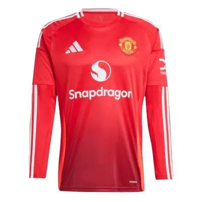Manchester United Home Jersey - Long Sleeve - ijersey
