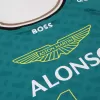 Fernando Alonso #14 Aston Martin Aramco F1 T-Shirt - ijersey