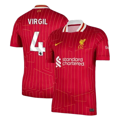 VIRGIL #4 Liverpool Jersey Home - ijersey