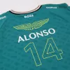 Fernando Alonso #14 Aston Martin Aramco F1 T-Shirt - ijersey