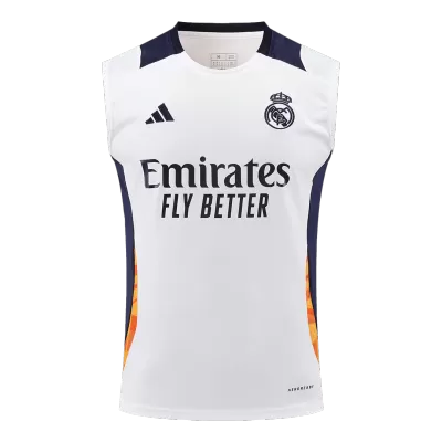 Real Madrid Sleeveless Top - White - ijersey