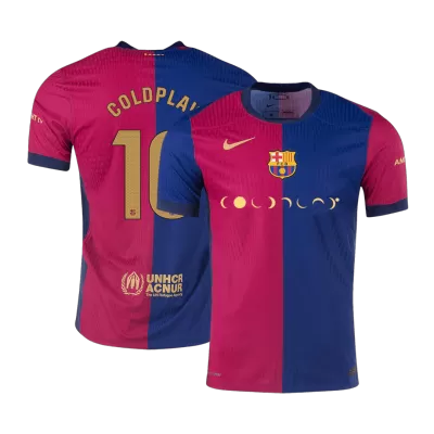 COLDPLAY #10 Barcelona Jersey Player Version Home - ijersey