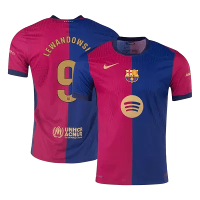LEWANDOWSKI #9 Barcelona Jersey Player Version Home - ijersey