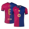 GAVI #6 Barcelona Jersey Player Version Home - ijersey