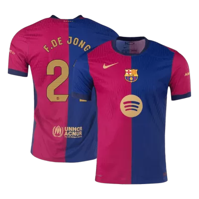 F.DE JONG #21 Barcelona Jersey Player Version Home - ijersey