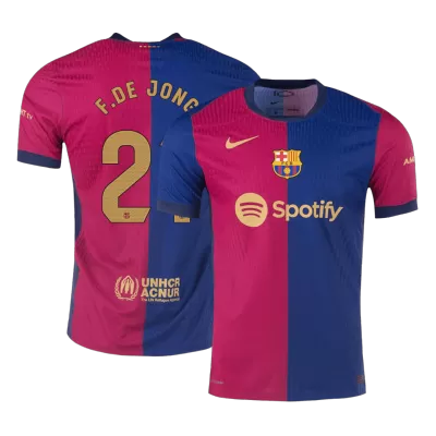 F.DE JONG #21 Barcelona Jersey Player Version Home - ijersey