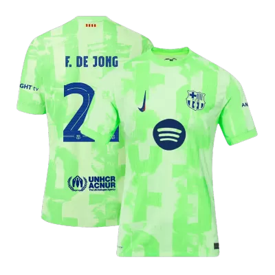 F.DE JONG #21 Barcelona Jersey Player Version Third - ijersey
