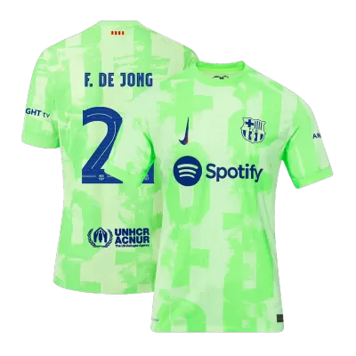 F.DE JONG #21 Barcelona Jersey Player Version Third - UCL - ijersey
