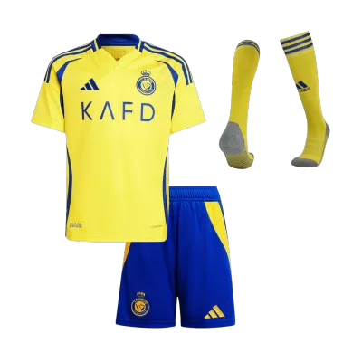 Youth Al Nassr Jersey Whole Kit Home - ijersey