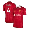 VIRGIL #4 Liverpool Jersey Player Version Home - ijersey