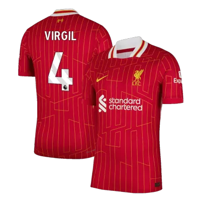 VIRGIL #4 Liverpool Jersey Player Version Home - ijersey