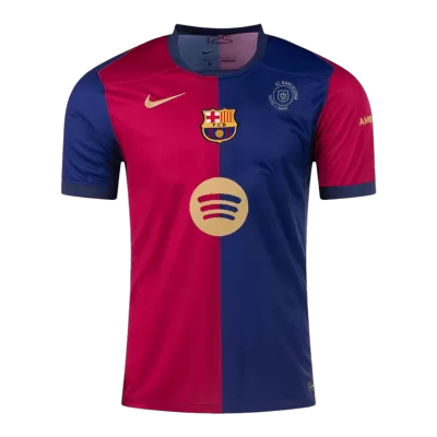 Barcelona Jersey Home -125th Anniversary (Spotify Logo Without Text) - ijersey