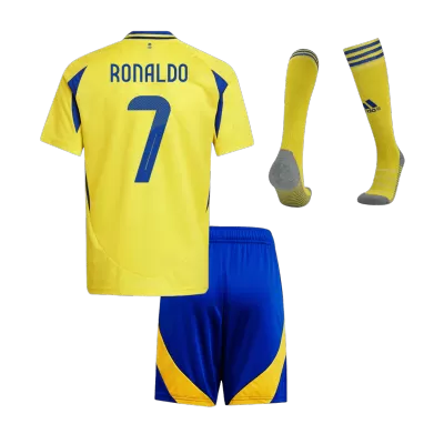 Youth RONALDO #7 Al Nassr Jersey Whole Kit Home - ACL - ijersey