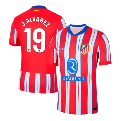 J.ALVAREZ #19 Atletico Madrid Jersey Player Version Home - ijersey