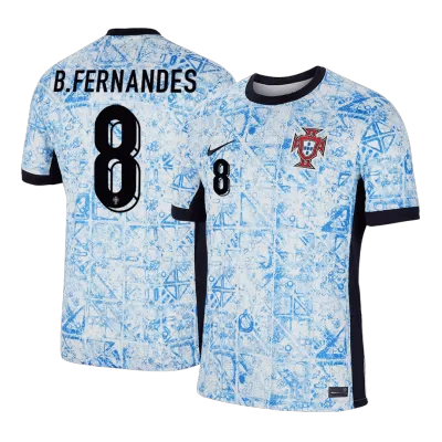 B.FERNANDES #8 Portugal Jersey EURO Away - ijersey