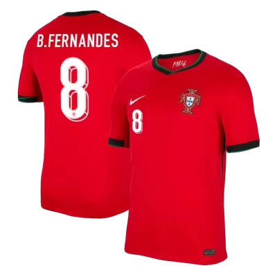 B.FERNANDES #8 Portugal Jersey EURO Home - ijersey