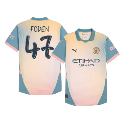 FODEN #47 Manchester City Jersey Player Version Fourth Away - ijersey