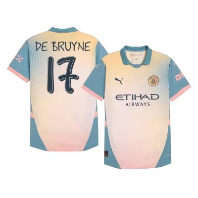DE BRUYNE #17 Manchester City Jersey Player Version Fourth Away - ijersey