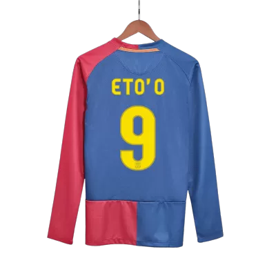 ETO'O #9 Barcelona Jersey 2008/09 Home Retro - Long Sleeve - ijersey