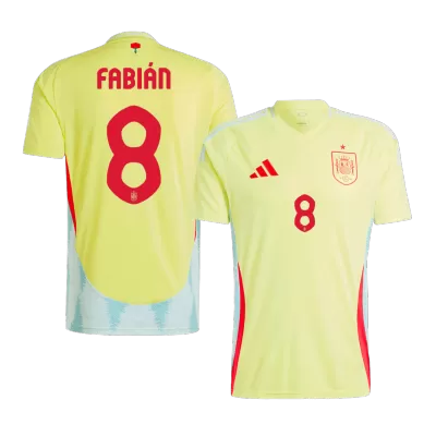 FABIÁN #8 Spain Jersey EURO Away - ijersey
