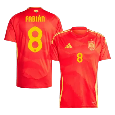 FABIÁN #8 Spain Jersey EURO Home - ijersey