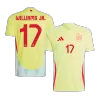 WILLIAMS JR. #17 Spain Jersey EURO Away - ijersey