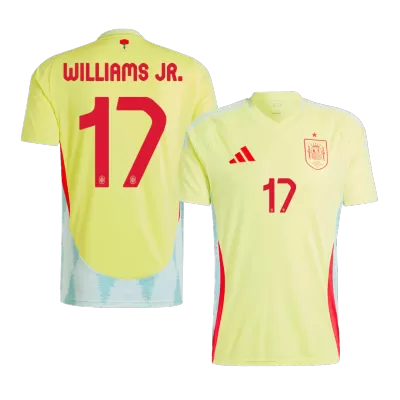 WILLIAMS JR. #17 Spain Jersey EURO Away - ijersey