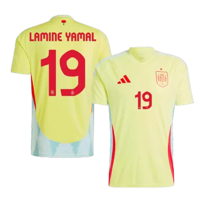 LAMINE YAMAL #19 Spain Jersey EURO Away - ijersey