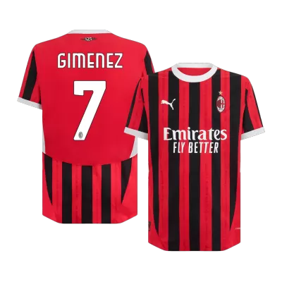 GIMENEZ #7 AC Milan Jersey Authentic Home - ijersey