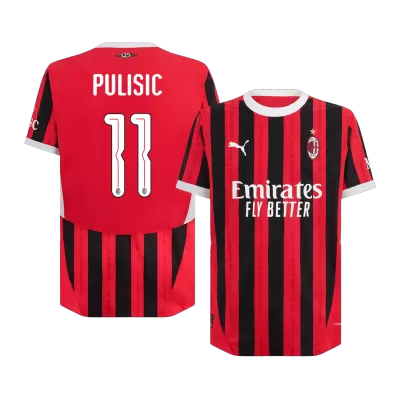 PULISIC #11 AC Milan Jersey Authentic Home - UCL - ijersey
