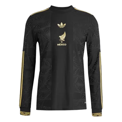 Mexico Third Away Authentic Jersey 2025 - Long Sleeve - Gold Cup - ijersey