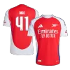 RICE #41 Arsenal Jersey Player Version Home - UCL - ijersey