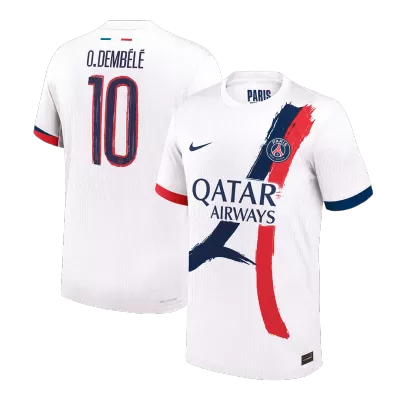 O.DEMBÉLÉ #10 PSG Jersey 2025/26 Player Version Away - UCL - ijersey