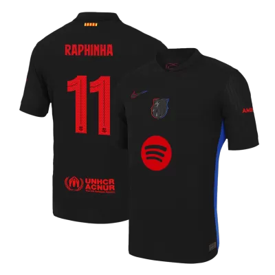 RAPHINHA #11 Barcelona Jersey Player Version Away - UCL (Spotify Logo Without Text) - ijersey